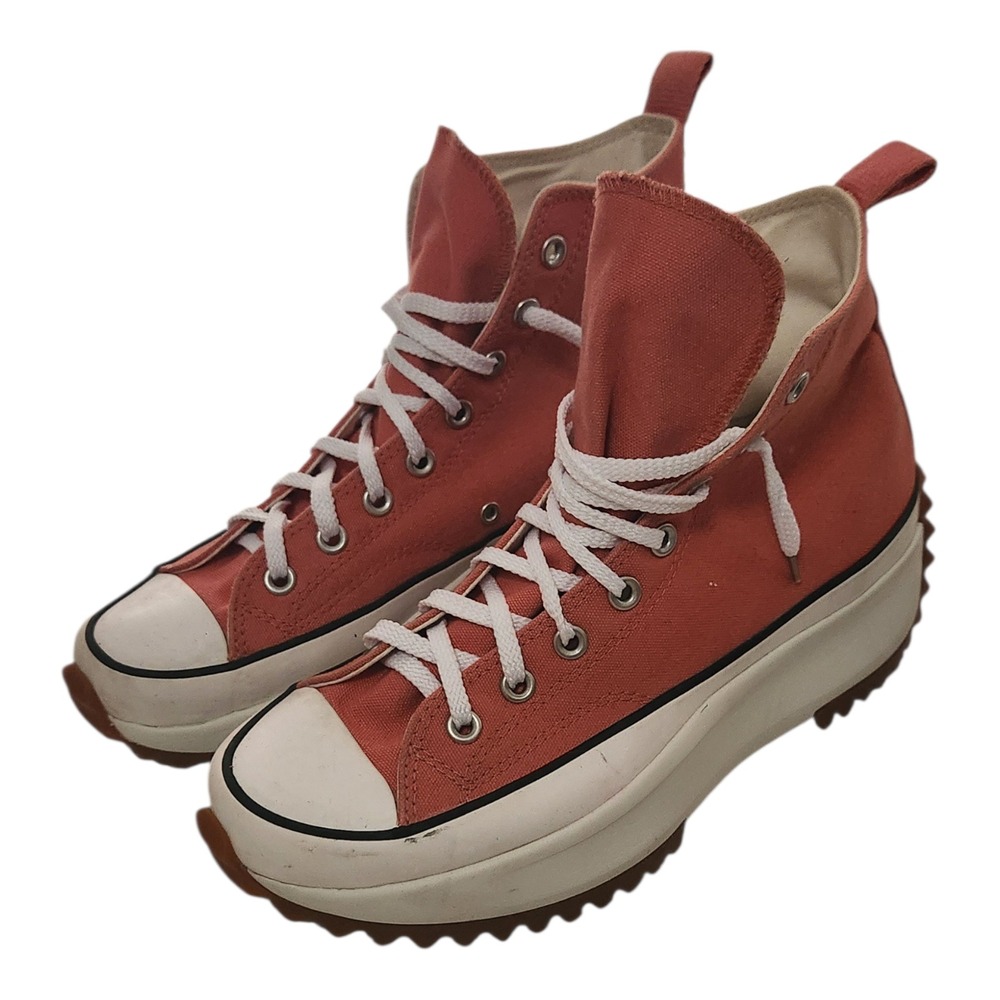 Converse Run Star Hike High Top Platform Sneakers Pink 171300C M9/W10.5